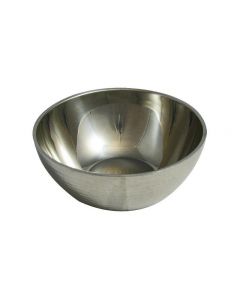 Bon Chef 3 qt Hammered Stainless Steel Double Wall Serving Bowl 61260