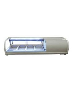 Omcan Refurbished -Refrigerated Showcase Sushi 42 L/1.5 Cu Ft 110V/60/1 CE cETLus ETL Sanitation
