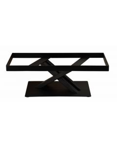 Elite Global Solutions 6" Rectangular Black Metal Riser PC176