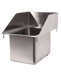 Zanduco Drop In Sink 1-Tub 10" X 14" X 10" Top