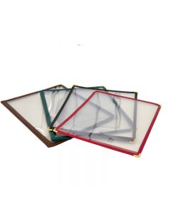 Omcan Single Menu Holder - Green 9.25" x 11.75" 39791