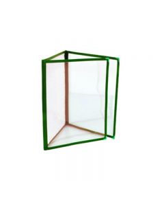 Omcan Triple-Fold Menu Holder - Green 9.25" x 11.75" 39799
