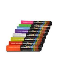 Omcan Fluorescent Marker Pens 8 Colors Per Set 39866