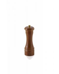 Omcan 15cm Dark Italian Beech Wood Classic Pepper Mill MP