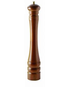 Omcan 40cm Dark Italian Beech Wood Classic Pepper Mill