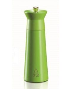 Omcan 15cm Beech Wood Pepper Mill Green