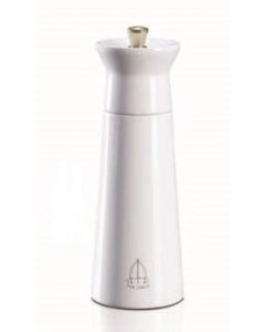 Omcan 15cm Beech Wood Salt Mill White