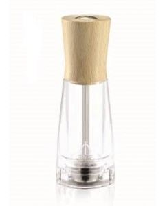Omcan 15cm Light Beech Wood Pepper Mill