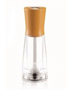 Omcan 15cm Beech Wood Salt Mill Orange