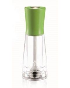Omcan 15cm Beech Wood Salt Mill Green