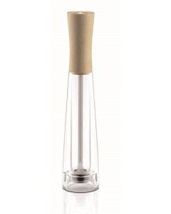 Omcan 26cm Light Beech Wood Salt Mill