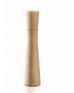 Omcan 26cm Light Italian Beech Wood Pepper Mill