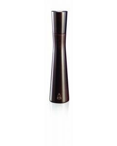 Omcan 26cm Dark Italian Beech Wood Pepper Mill