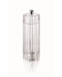 Omcan 15cm Acrylic Resin Crystal Shape Pepper Mill