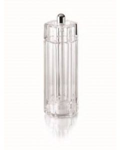 Omcan 15cm Acrylic Resin Crystal Shape Salt Mill