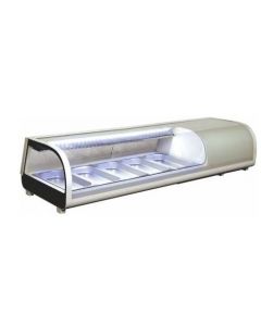 Omcan Refurbished -Refrigerated Showcase Sushi 52 L/1.8 Cu Ft 110V/60/1 Ce Cetlus Etl Sanitation