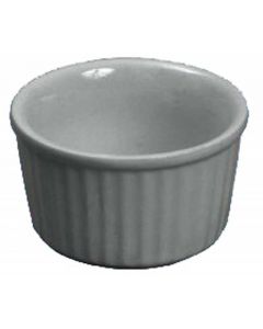 Johnson Rose 3.5 oz Ramekin Ceramic Fluted 4013