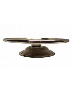 Johnson Rose Low Stainless Steel Cake Stand 13" 4123