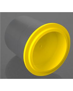 Omcan Pacojet Plastic Beaker Lid - Yellow