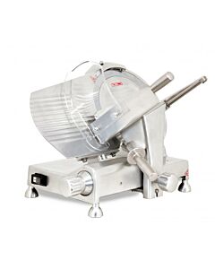 Omcan 12" Belt-Driven Meat Slicer with Blade Locker