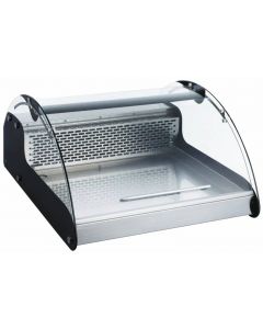 Omcan 16" Countertop Curved Glass Refrigerated Showcase