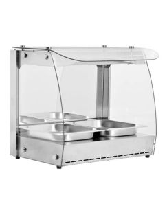 Omcan 22" Single-Shelf Self Serve Heated Display Case