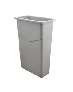 Omcan 20 Gallon Gray Polyethylene Recycling Trash Container