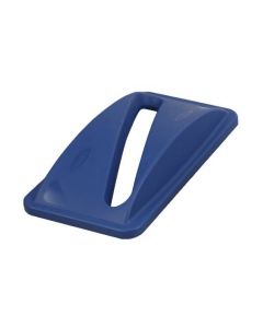 Omcan Blue Polypropylene Lid for Recyclying Paper