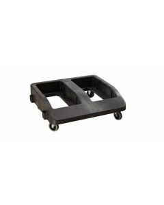 Omcan Double Polypropylene Dolly for Recycling Trash Container