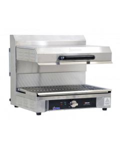 Omcan Stainless Steel Quartz Adjustable Salamander with Warming Base