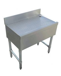 Omcan Stainless Steel Bar Drainboard