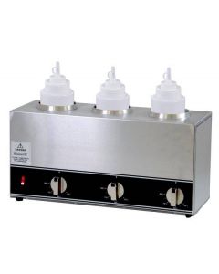 Omcan Triple Bottle Sauce Warmer