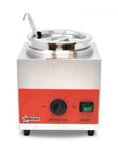 Omcan Countertop Stainless Steel Food Warmer with 3.5 QT capacity
