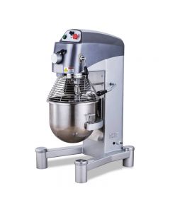 Omcan 30 QT Heavy Duty Floor Model Planetary Mixer with Guard and Timer