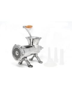 Omcan #22 Stainless Steel Manual Meat Grinder