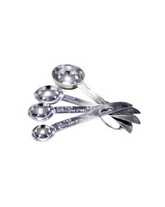 4-Piece Stainless Steel Measuring Spoon Set