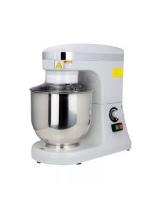 Omcan 7-QT Gray Baking Mixer with Guard
