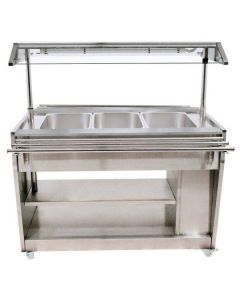 Omcan All Stainless Steel Display Warmer with 1210 L Capacity
