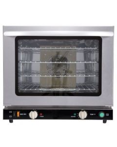 Omcan Light-Medium Duty Convection Oven with 4 Shelves, Grill Function and Humidity Control