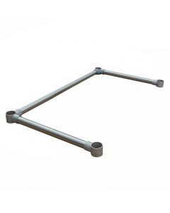 Omcan Stainless Steel U Shape Leg Brace for 18" X 24" Ice Bin
