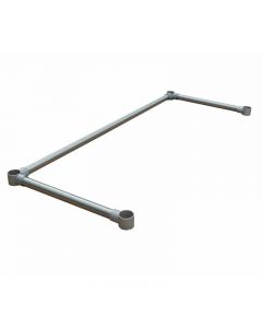 Omcan Stainless Steel U Shape Leg Brace for 18" X 36" Ice Bin