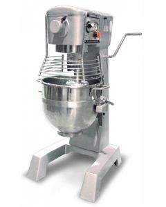Omcan 30 QT Floor Model Planetary Mixer with Guard and Timer ETL Certified