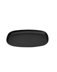 Delfin Matte Black Rectangular Platter SPRC-128-10DP