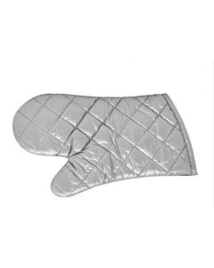 Omcan 15" Silver Coated Heat Resistant Oven Mitts
