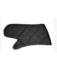 Omcan 13" Flame-Retardant Oven Mitts - Charcoal