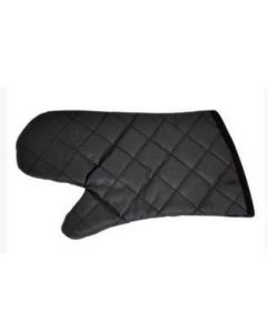Omcan 17" Flame-Retardant Oven Mitts - Charcoal