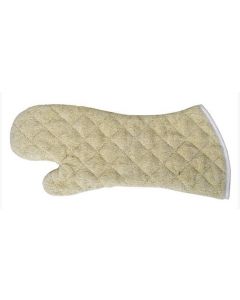 Omcan 17" Terry-Cloth Oven Mitts with Silicon Lining