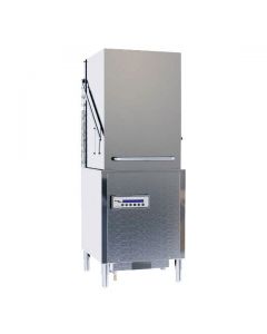 Omcan 26" High Temperature Straight/Corner Dishwasher - 40 racks per hour 7.5 KW, 3 PH