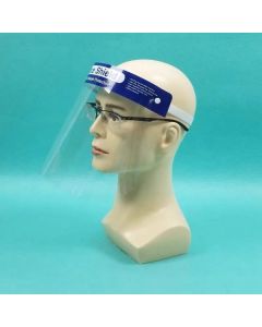 Zanduco Disposable Face Shield, Transparent Full Face Cover- Head Mounted Splash Protector, Anti-Fog Protective Equipment, PPE