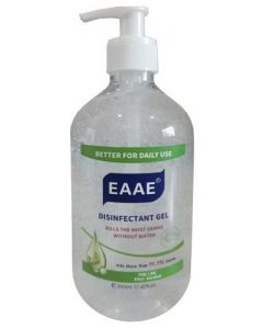 Zanduco Hand Sanitizer with 75% Alcohol 500 ml Clear Bottle with Pump